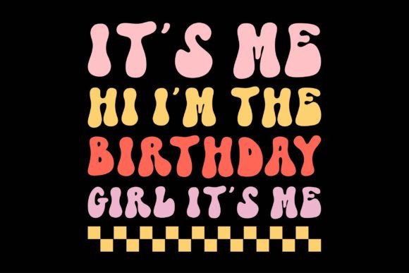 Birthday Girl Graphics for Crafts Branding