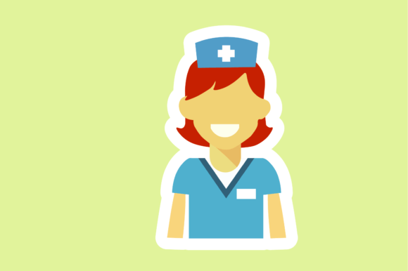 Graphics for Crafts: Female Nurse Professional Job Sticker Review