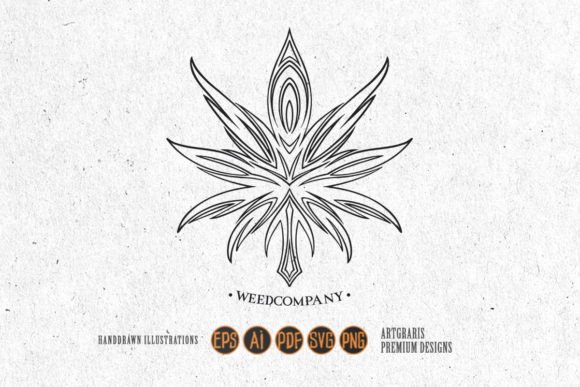Medical Marijuana Leaf Logo: Graphics for Crafts
