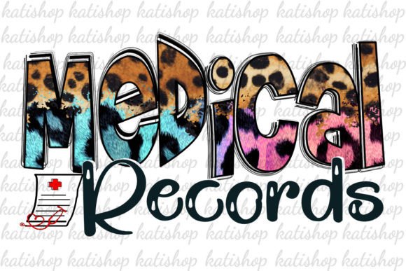 Medical Records Leopard: Graphics for Crafts