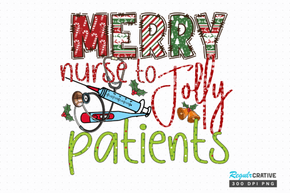 Merry Nurse Graphics for Crafts