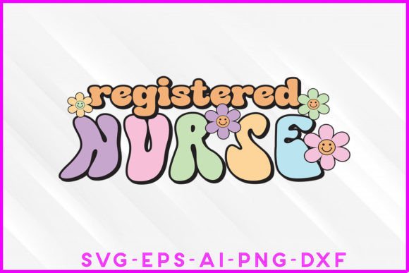 Nurse Groovy Tee: Graphics for Crafts