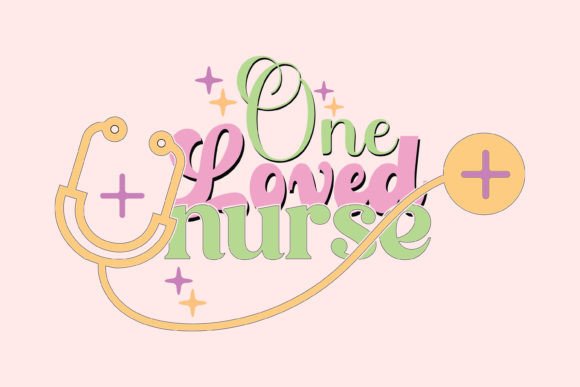Retro Nurse Graphics for Crafts & Branding
