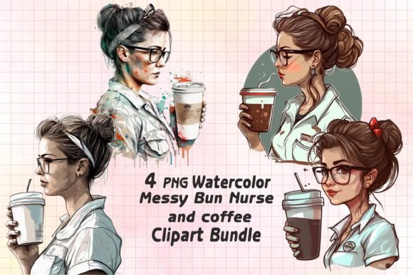 Reviewing the Messy Bun Nurse Coffee PNG for Stitching